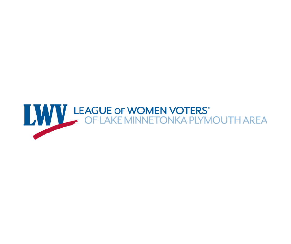 league of women voters Lake Minnetonka Plymouth Area logo
