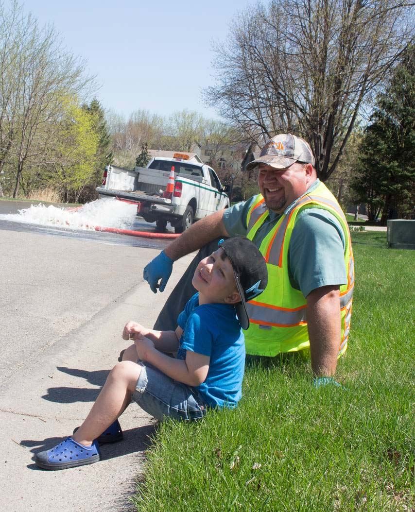 City Crews Do More Than Flush Fire Hydrants